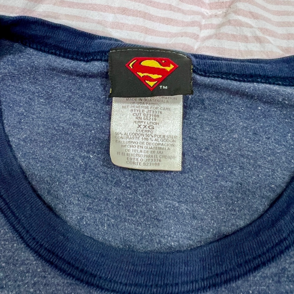 DC Comics Blue Superman Emblem Tee - Picture 2 of 8